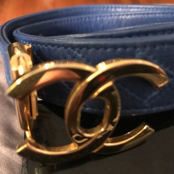 Chanel blue gorgeous belt - Picture 4 of 5